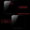 A1DFDFGOQSFG Digital Weight Bathroom Scale, Ultra-Precision LCD Display, 180kg/400lb Capacity, Tempered Glass Platform, USB Charging, Black view 2