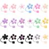 Beige Flowers Silicone Straw Cover for 10mm Straw Covers Cap for Stanley Cup Accessories, Cute Straw Topper for Tumblers Straw Cap Stopper for Reusable Straws Tip Lids view 3