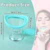 Eye Wash Cup Eye Wash Kit Silicone Manual Air Pressure Eye Cleaning Cup for Eye Rinse Portable Eye Care Tool Eye Wash Cleaner Kit for Quick Relief from Tired Eyes Cleaning Eye Dust Makeup Irritants view 2