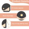 1 Pack Birth Control Pill Case Sleeve Packet 4.3 X 3 Inch PU Leather Wallet Pill Holder Privacy Protection Birth Control Pill Wallet with Key Ring for Pill Card Organizer(Black) view 4