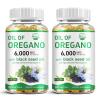 Nature's live Oil of Oregano with Black Seed Oil, 2 in 1 Oregano Supplement for Immune Health, Retains High Concentrated Carvacrol & Thymoquinone, Non-GMO, 60 Softgels, 2 Pack view 1