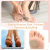 30 Pcs Bunion Pads, Bunion Cushion Protector Pads Foot Callus Cushion Toe Cushions Pad to Wear with Shoes, Corn Cushions Patches for Women Men Reduce Friction (Apricot) view 3