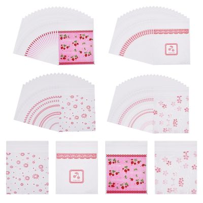 Fashewelry 100Pcs Translucent Bakeware BagsPlastic Cellophane Self Seal BagsCookie BagsPlastic Candy Bags for Party FavorsStorage Bags for Birthday Goodie Snack Food Supplies13x10x0.01cm
