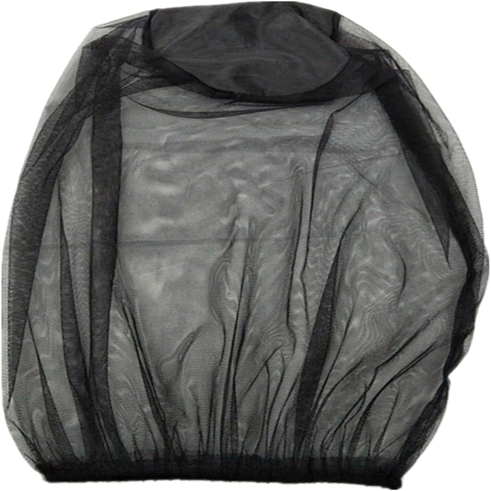 Black Mosquitoes Head Net Face Neck Fly Netting Hoods from Bugs Protections Screen Net for Camping Travel Hiking Wearables