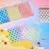 Fashewelry 100Pcs Cellophane Cookie BagsParty BagsCandy Bags Rectangle PE Plastic Cellophane Bags Star Pattern Plastic Party Bag for Bakery, Candy, Soap Sweet Goodie Snack Food Supplies13x8cm view 3