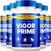 (5 Pack) Vigor Prime Capsules For Men, Official Male Formula for Maximum Performance, All Natural Vigor Prime to Support Endurance and Fitness, VigorPrime Multivitamins Reviews (300 Capsules) view 1