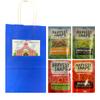 Big Top Deals USA Blue Paper Bag with Veggie Chips Variety Pack  4ct Harvest Snaps Bags  Mango Chili Lime, Lightly Salted, Kick'n BBQ, Sour Cream & Onion  Crunchy Baked Snacks view 1