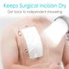 10" x 12" Shower Shields Wound Cover, Large Waterproof Bandages with Non-Stick Central Pad for Central Line Chemo Port Chest Catheter Shower Cover PICC Line Shower Protector Dressings 7 Pcs view 2