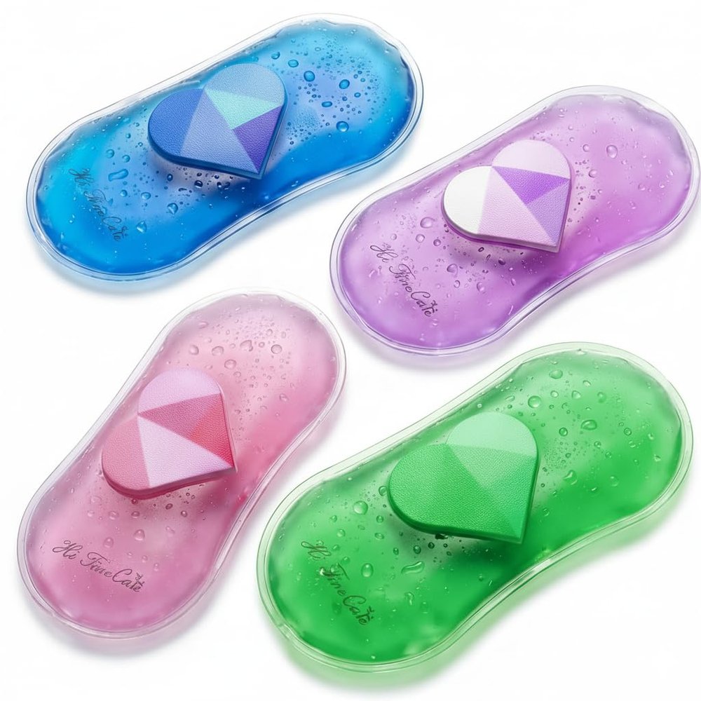 Boo Boo Ice Packs, Small Ice Packs for Injuries Hot & Cold Packs Bulk Reusable Tiny Gel Pack Cold Compress for Pain Relief