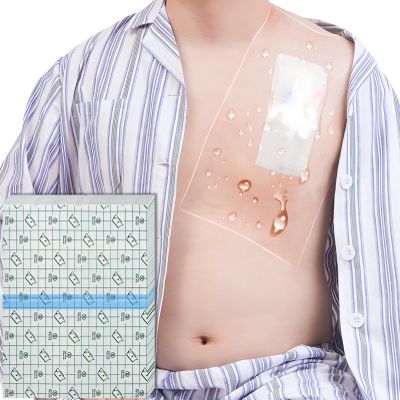 10" x 12" Shower Shields Wound Cover, Large Waterproof Bandages for Central Line Chemo Port Chest Catheter Shower Cover PICC Line Shower Protector Dressings 25 Pcs