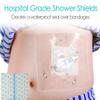10" x 12" Shower Shields Wound Cover, Large Waterproof Bandages for Central Line Chemo Port Chest Catheter Shower Cover PICC Line Shower Protector Dressings 25 Pcs view 3