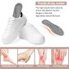 2 Pairs Memory Foam Insoles, Full-Foot Responsive Cushioning, Plantar Fasciitis Insoles for Women Man, Orthotic Shoe Inserts Arch Support Inserts for Foot Health (Black Grey, W 7.5-8.5 /M 5.5-6.5) view 4