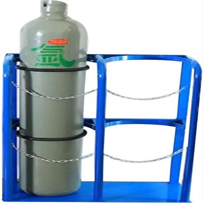 ENWINDXS Steel Oxygen Cylinder Storage Rack for Factories/Schools/Hospitals, Saving Space Gas Cylinder Holder/Oxygen Tank Carrier, Heavy-Duty Cylinder Bracket(# 27cm/10.6in-65x30x100cm)