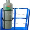 ENWINDXS Steel Oxygen Cylinder Storage Rack for Factories/Schools/Hospitals, Saving Space Gas Cylinder Holder/Oxygen Tank Carrier, Heavy-Duty Cylinder Bracket(# 27cm/10.6in-65x30x100cm) view 1