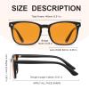 hunsquer Blue Light Glasses for Woman/Men Computer Blue Light Glasses (Gaming lenses) view 4