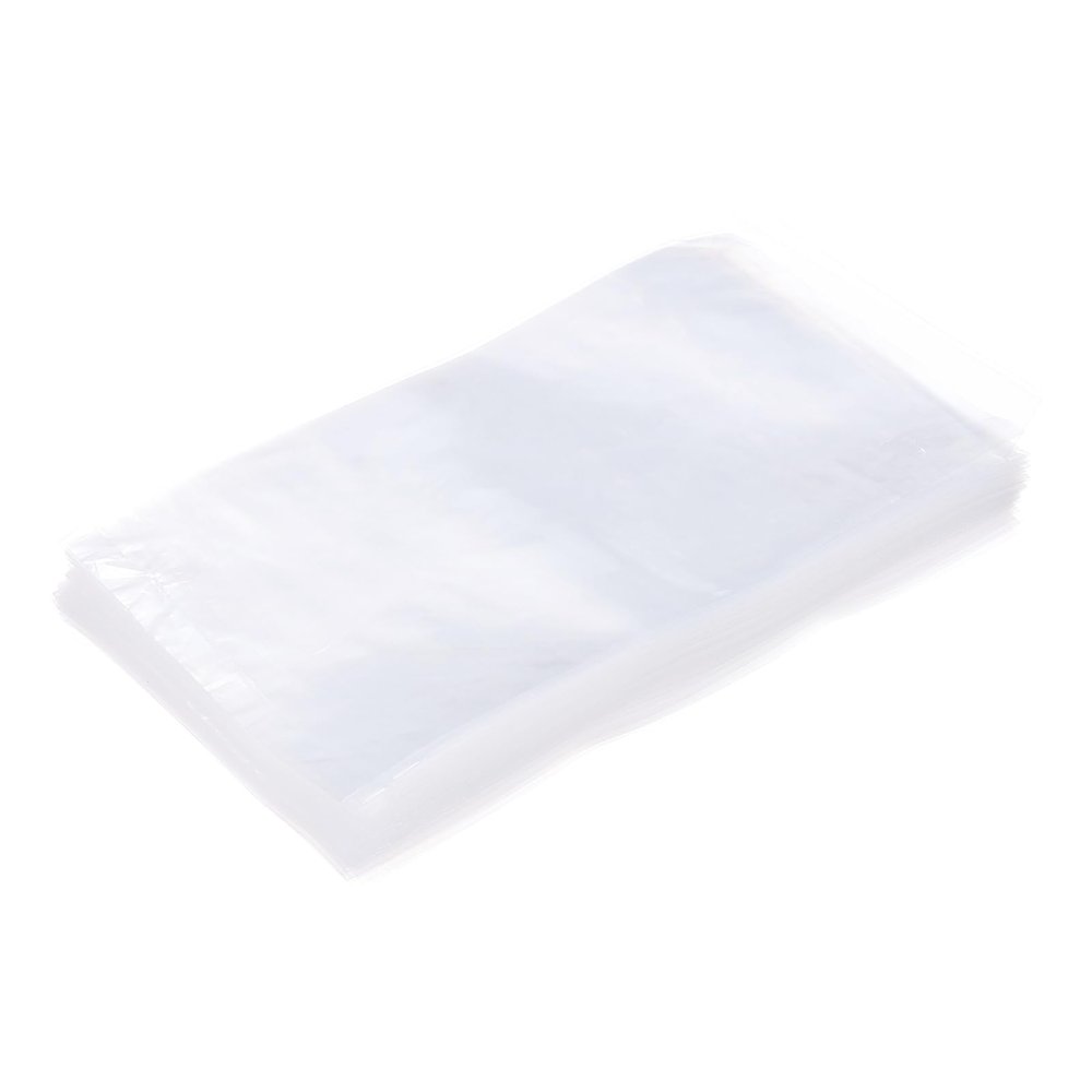 PATIKIL 200 Pcs Clear Flat Open Plastic Poly Bags 3x6 Inch 1.6 Mil Packaging Bags for Food, Home, Collectibles Storage, Proving Bread, Dough