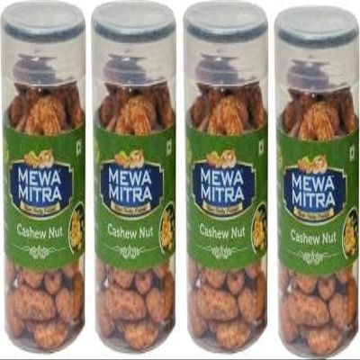 Cashew Nut Cheese Flavour Snacks, Hot Air Roasted, Crispy & Crunchy, Value Pack (Pack of 4)