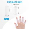 20 Pcs Finger Sleeves Protectors Silicone Finger Sleeve Gel Finger Sleeve Protectors Finger Covers Cushions and Protects Rubber Finger Shields Provide Relief forCracked Finger view 2