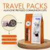 Travel Pack - The Miracle Meal Pre-Filled Traditional Communion Cup - Bag of 50 with Wafer and 100% Concord Grape Juice view 2
