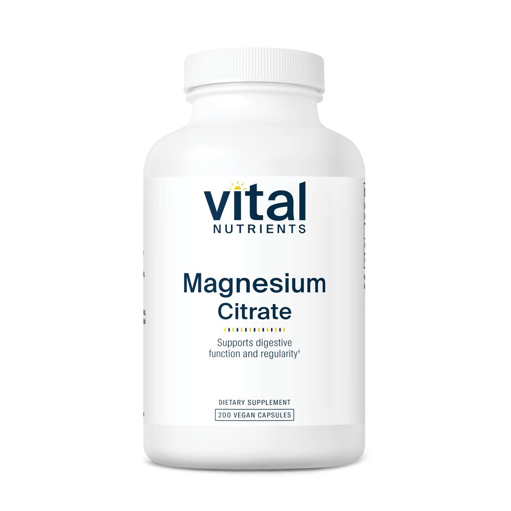 Vital Nutrients Magnesium Citrate 150mg - Promotes Relaxation - Supports Sleep, Bone, Heart, Muscle, Kidney, & Nerve Health* - Vegan Supplement - Gluten, Dairy, Soy Free - 200 Capsules