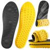 4D Cloud Soles Insoles for Men and Women,Soft Shock Absorption Massage Sports Shoe Inserts, Arch Support Memory Foam Insole (Black, XL Men 11~12 /Women 12.5) view 1