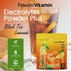 PowderVitamin Electrolytes Powder Plus (20 Servings) Black Tea Lemonade Electrolyte Powder Keto, Sugar Free, Pink Himalayan Salt,1000mg Potassium,120mg Calcium,120mg Magnesium, Hydration Powder view 3