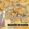 2.5X Magnifying Glass with Light and Stand, 180 Rotation Rectangular Magnifier Detachable Magnifying Desk Lamp, LED Page Magnifier for Reading Small Prints for Low Vision, Seniors view 2