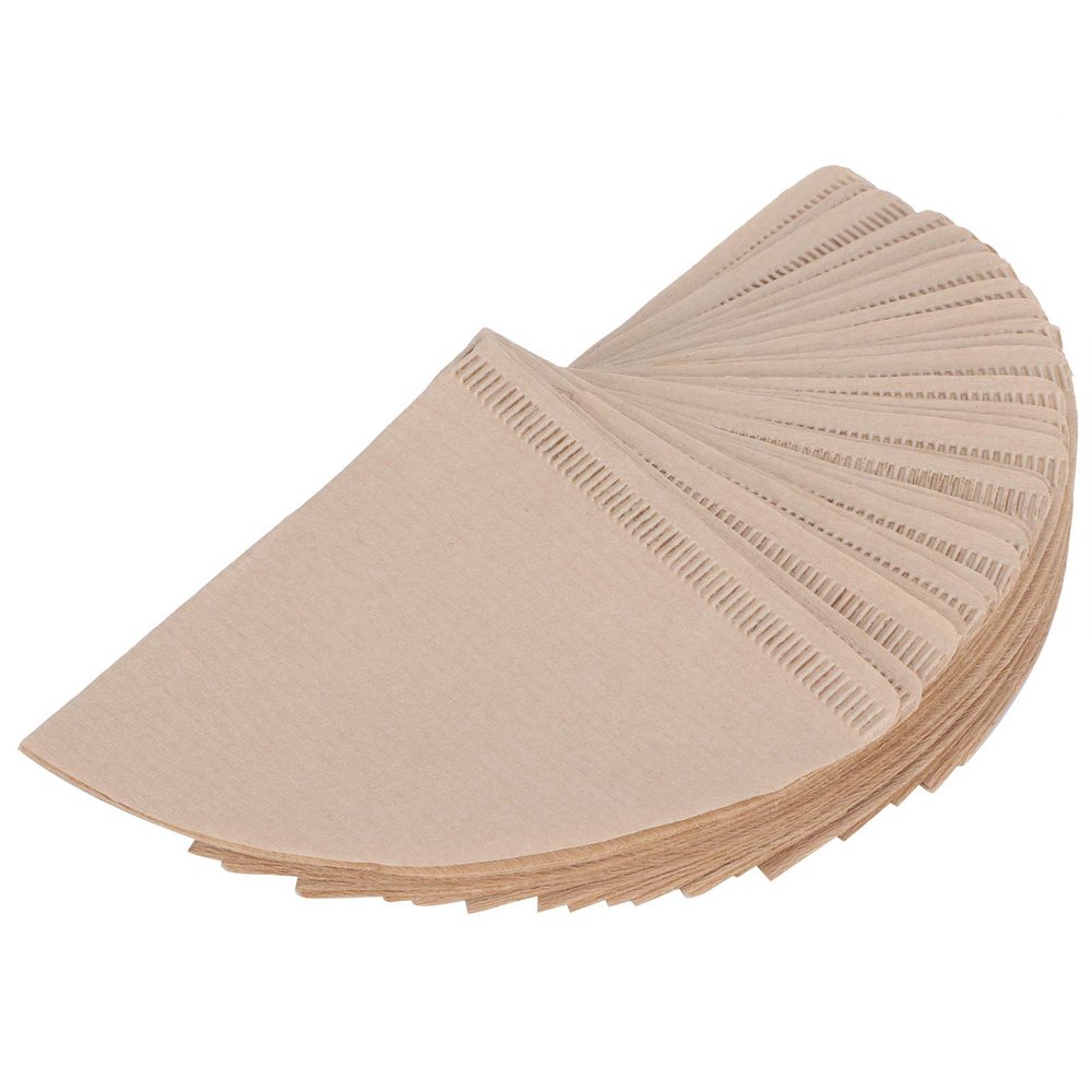 100pcs Coffee Filter Paper Cone Shape Suitcase Filter Accessories 14x10cm
