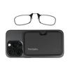 ThinOptics Readers with Magsafe Compatible Case - Armless On-Nose Reading Glasses - Slim Case Attaches to Phone - Black 2.0x view 1