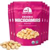 Mavuno Harvest Organic Roasted Macadamia Nuts | Dry Roasted Whole Macadamia Nuts | Vegan, Non GMO Healthy Snacks for Kids and Adults | Office Friendly Work Snack | 4 Ounce, Pack of 6 view 1