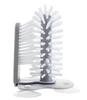 Water Bottle Cleaning Brush Glass Cup Washer with Suction Base Bristle Brush for Beer Cup, Long Leg Cup, Red Wine Glass and More Bar Kitchen Sink Home Tools view 1