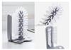 Water Bottle Cleaning Brush Glass Cup Washer with Suction Base Bristle Brush for Beer Cup, Long Leg Cup, Red Wine Glass and More Bar Kitchen Sink Home Tools view 3