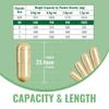 ATNreuro Size 00 Empty Gelatin Capsules with 2 Micro Spoons - 1000 Count Empty Clear Capsule - Gel Pill Capsules for Powders Supplements view 4