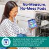 Dropps UltraWash Plus Dishwasher Detergent, Lemon Citrus (64 Pods) - Triple Action Biobased Power Deep Clean Dishwasher Detergent Tablets for Tough Stains - Dishwashing Pods for Shiny Dishes view 4