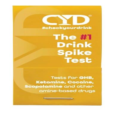 Check Your Drink Matchbook. Avoid Drink Spiking. Detect GHB or KETA Using The Personal Test Strips. - Each Match Book Contains 8 Tear-Away Test Strips (Pack of 10)