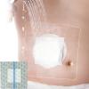 9" x 9" Ostomy Shower Cover Waterproof [Pack of 25], Ostomy Bag Shower Protector Stoma Shower Guard Colostomy Shower Shields for Women Men Showering, Non-Stick Central Pad view 1
