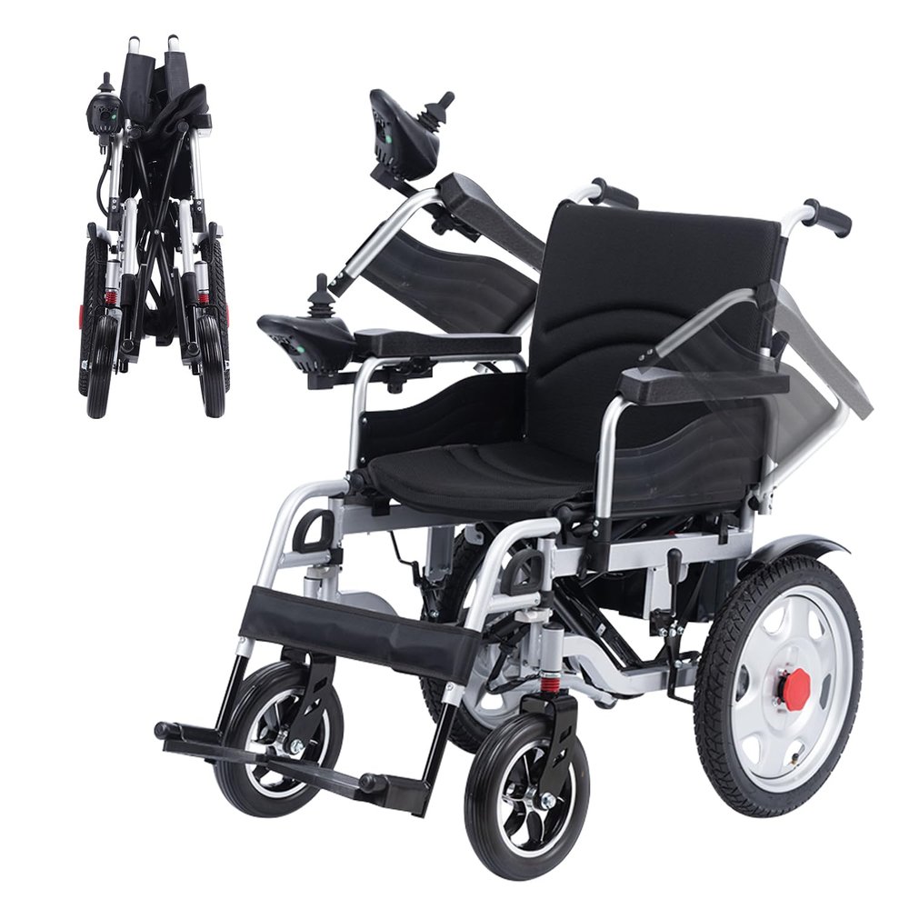 20 Miles Long Travel Range,Lightweight Electric Wheelchairs for Adults,500W Intelligent Power Wheelchairs,Foldable All Terrain Motorized Wheelchair for Seniors,Airline Approved Elecrtric Wheelchair
