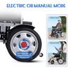20 Miles Long Travel Range,Lightweight Electric Wheelchairs for Adults,500W Intelligent Power Wheelchairs,Foldable All Terrain Motorized Wheelchair for Seniors,Airline Approved Elecrtric Wheelchair view 4