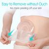 10" x 12" Ostomy Shower Cover [Pack of 25], Ostomy Bag Shower Protector Stoma Shower Guard Colostomy Shower Shields Waterproof Bandage for Women Men Showering view 2