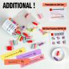 HIONXMGA Positive Messages in a Bottle (60+ Positive Affirmations), 60pcs Date Night Ideas Message in a Bottle (Cozy & Fun), 2 Pack view 2