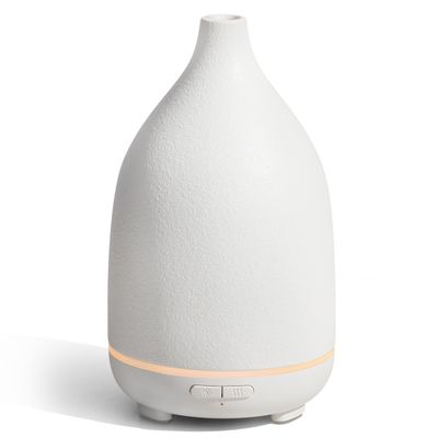 InnoGear 150ml Ceramic Essential Oil Diffuser, Diffusers for Home, White