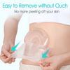 8" x 8" Ostomy Shower Cover [Pack of 25], Ostomy Bag Shower Protector Stoma Shower Guard Colostomy Shower Shields Waterproof Bandage for Women Men Showering view 2