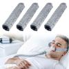 4 Pack Satin Mask Strap Covers, Face Cushion Cover for Strap Headgear, Universal and Reusable Comfort Pads, C Papa Accessories & Supplies Mask Cover Headgear Pads for Reducing Red Marks (Grey) view 1
