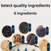 Black Sesame Walnut Black Bean PowderGrain CongeeChinese Yam Black Sesame SoupInstant SoupBreakfast Congee17.6 Oz (500g) (17.6oz, Sugar) view 2