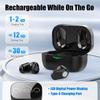 AIMFFIN Bluetooth Hearing Aids for Seniors Rechargeable with Noise Cancelling and Volume Control, In-The-Ear Hearing Amplifier Ear Aid for Adults Elders Hearing Loss, Portable Charging Case with LED Power Display, Black view 3