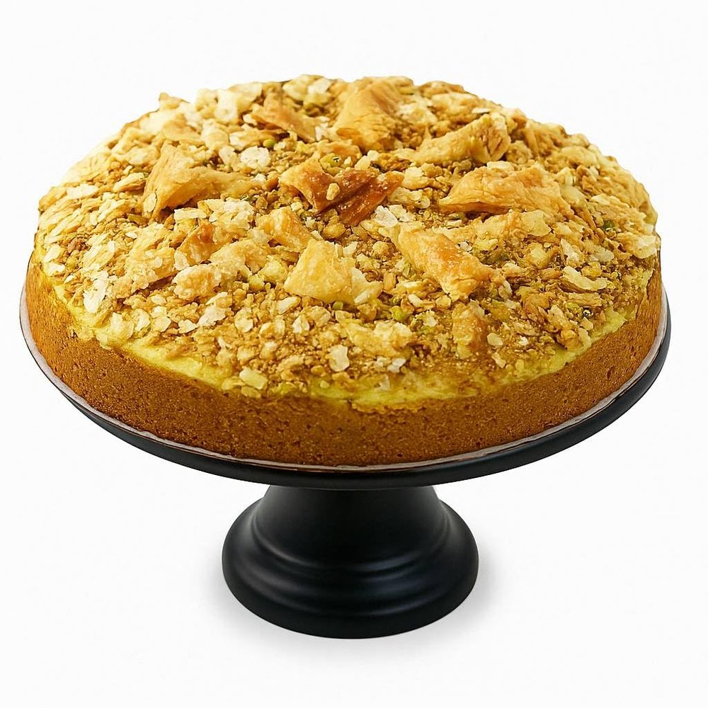 Andy Anand's Exquisite Baklava Pistachios Cake: A Heavenly Fusion of Turkish Baklava & Creamy California Pistachios cake  Indulge Guilt-Free in Pure Bliss! (9-inch, 2.8 lbs)