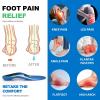 GRIAEDIT Plantar Fasciitis Insoles for Men Women,High Arch Support for Pain Relief,Inserts Orthotic for Flat Feet Absorbing Inserts Standing All Day,Insoles for Work Boots(M9-9.5/W11-11.5) view 3