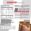 Undefined Nutrition Gigantor Mass Gainer by Brian Shaw (60g Protein, 30 Servings, up to 790 Quality Calories)  Hardcore Hard Gainer Formula with 5- Phase Protein Blend (5.16 lbs, Chocolate) view 2