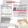 Undefined Nutrition Gigantor Mass Gainer by Brian Shaw (60g Protein, 30 Servings, up to 790 Quality Calories)  Hardcore Hard Gainer Formula with 5- Phase Protein Blend (5.16 lbs, Vanilla) view 2