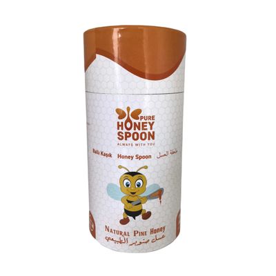 100% Raw Unfiltered Honey Spoon Stirrer - Pure Honey Spoons For Tea - 25 Pack Premium Grade Individually Wrapped And Sealed Single Serve Natural Sweetener -Honey Packets Single Serve 25 pieces Honey Spoon (0.25 oz x 25 )